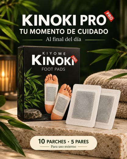 Kinoki Pro · Parches para pies · 10 unidades